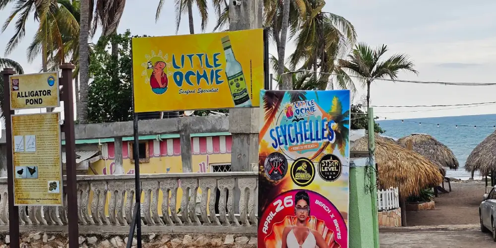 Little Ochi seafood restaurant in Manchester Parish Jamaica
